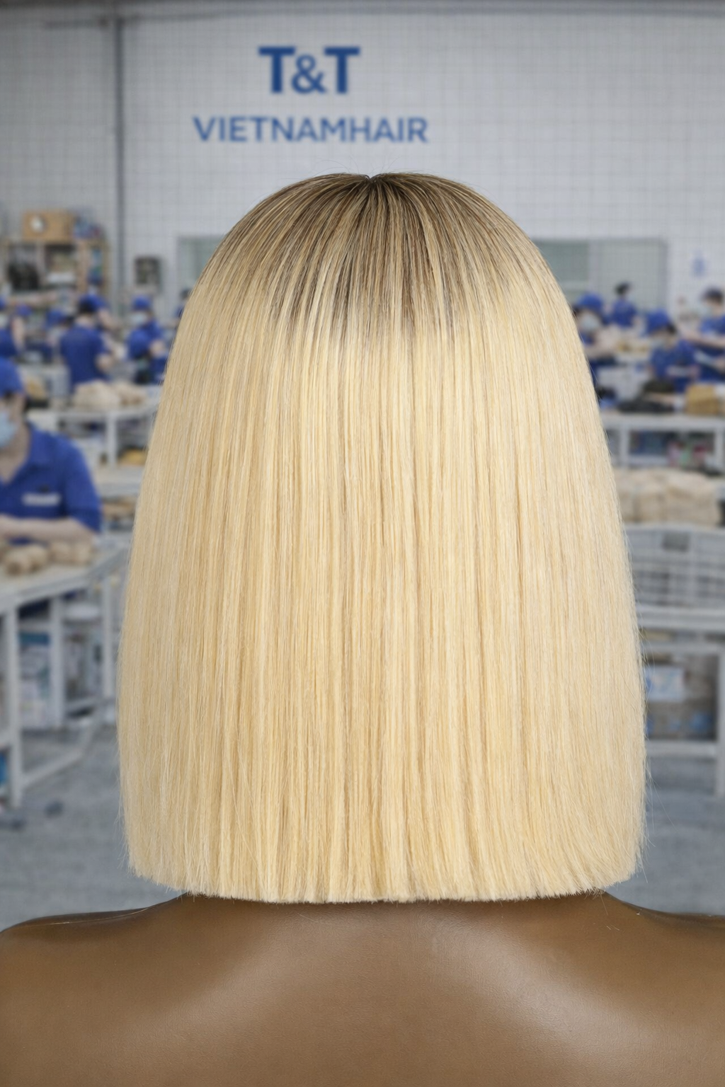 2×6 Closure Bob Wig – Blonde Straight 10 Inch 200g