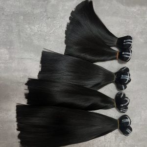 Vietnamese Baby Hair Bundle – Black Straight 6–26 Inch