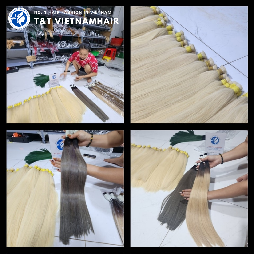 Vietnamese Bulk Hair Extensions – 8–40 Inch