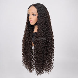 5×5 Closure Wig – Brown Eurasian Curly 34 Inch 400g | SDD Virgin Super Double Drawn Vietnamese Hair