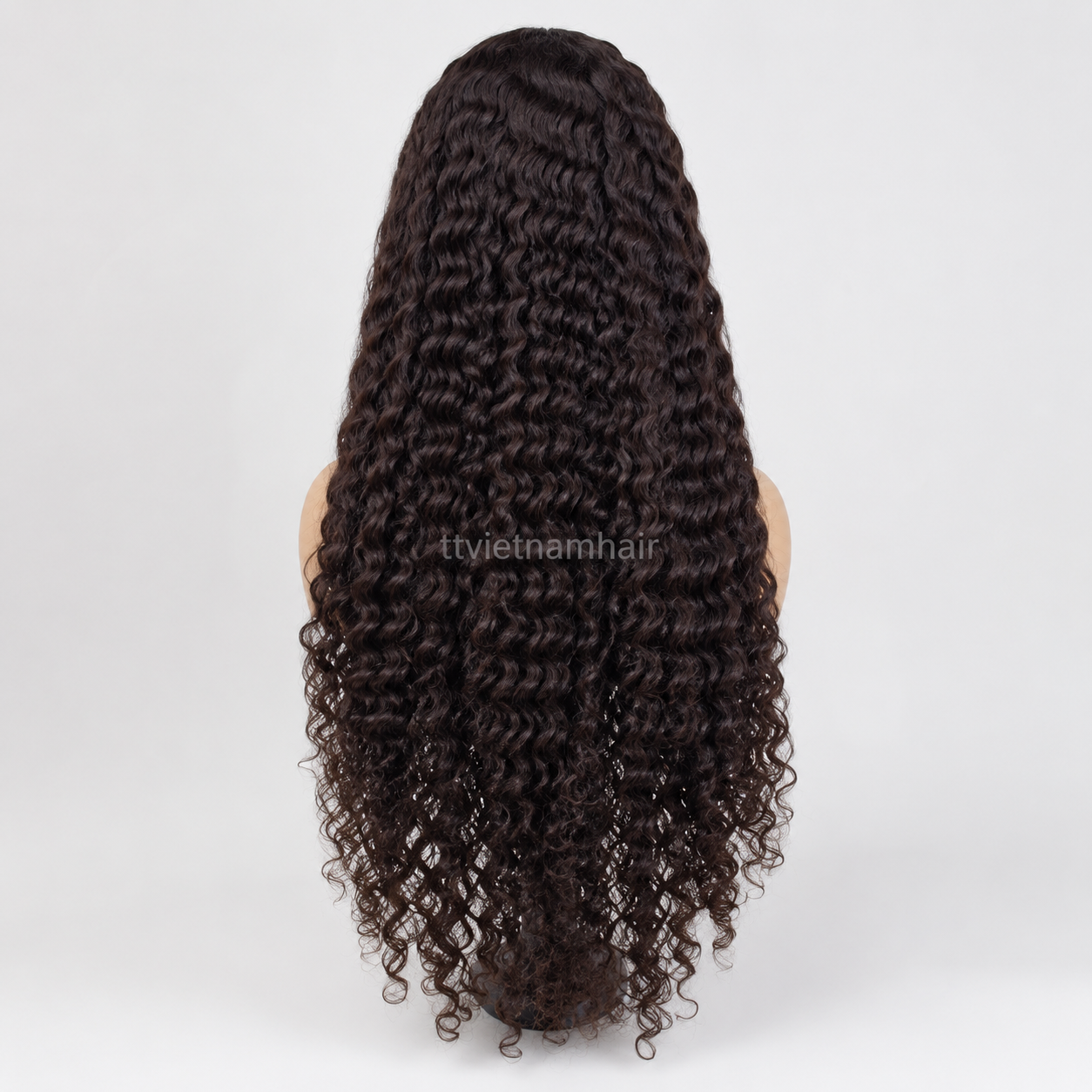 5×5 Closure Wig – Brown Eurasian Curly 34 Inch 400g | SDD Virgin Super Double Drawn Vietnamese Hair