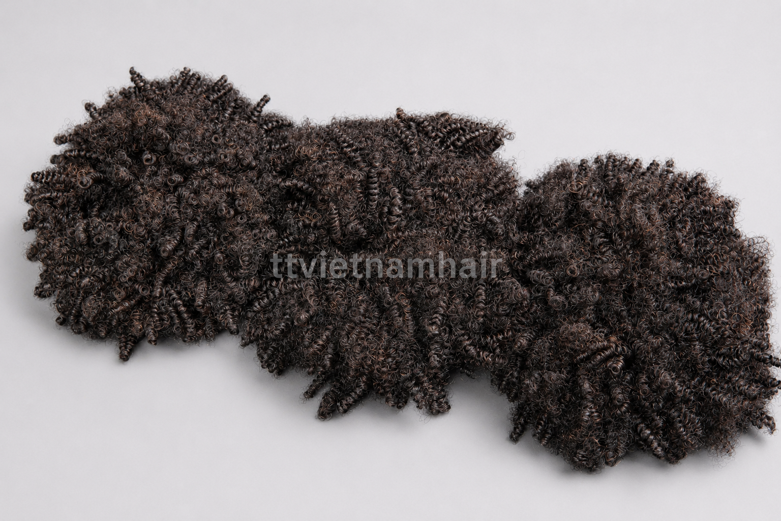 Afro Curly Hair Bundle – Natural Black 6–20 Inch | Virgin Super Double Drawn Vietnamese Hair