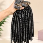 Natural Black Spiral Curly Tape-In Hair 100g – Virgin Hair SDD