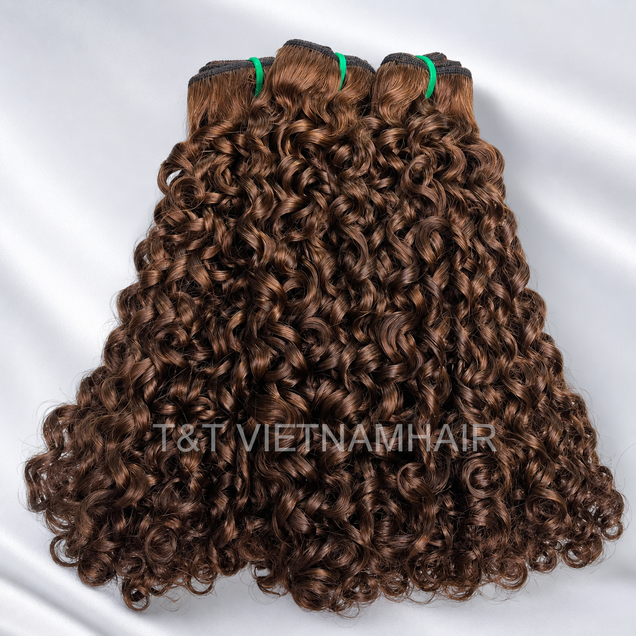 Pixie Curl Hair Bundle – Brown | Virgin Super Double Drawn Vietnamese Hair