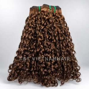 Pixie Curl Hair Bundle – Brown | Virgin Super Double Drawn Vietnamese Hair