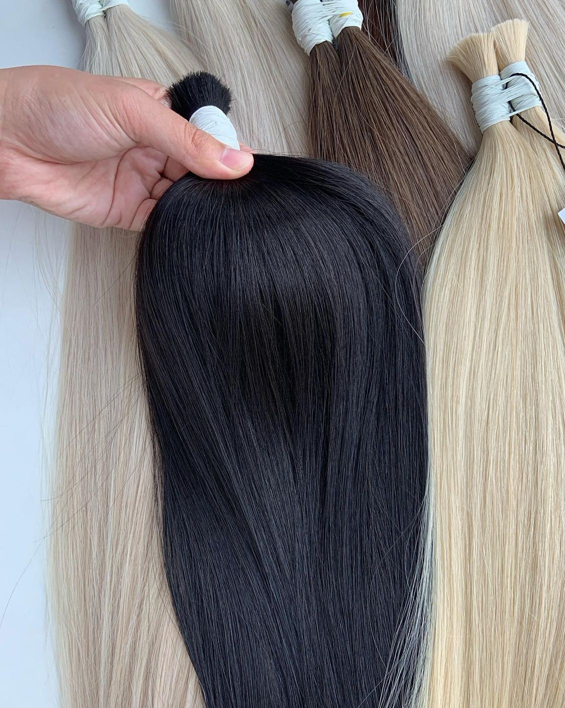 Vietnamese Bulk Hair Extensions – 8–40 Inch