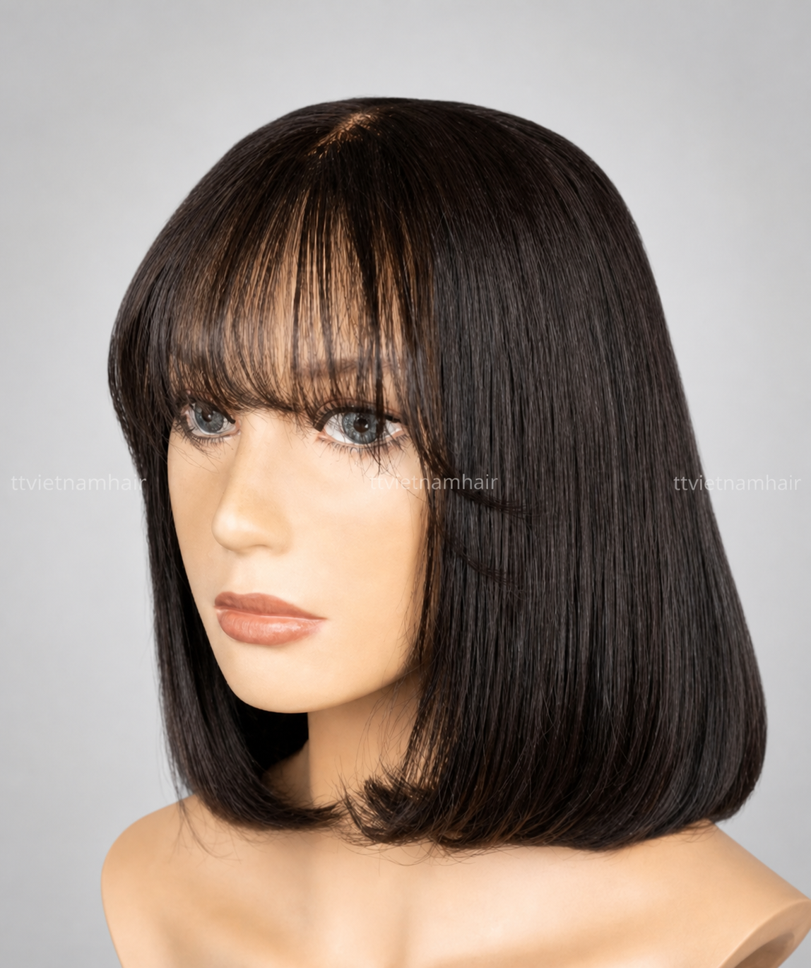 Vietnamese Bob Cut Fringe Wig - 10 Inch 150g — real T&T VIETNAMHAIR product