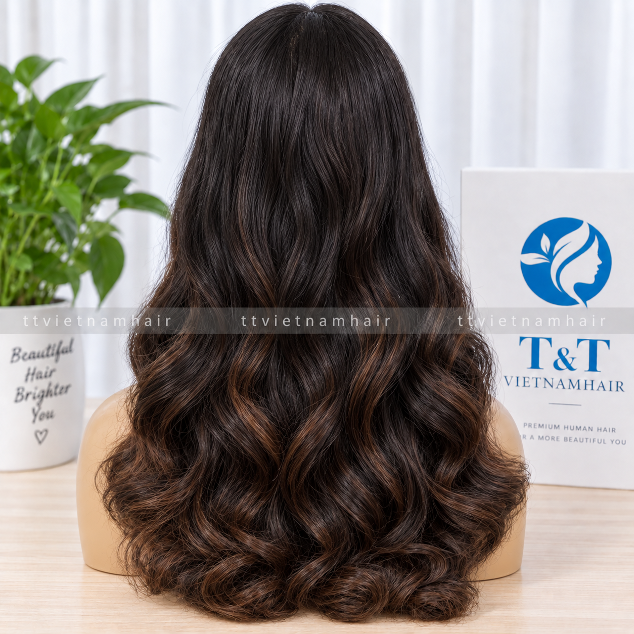 Piano Brown Body Wave Lace Wig – Virgin & Raw Hair SDD