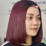 2×6 Closure Wig – Bone Straight – Burgundy 99J | Virgin Hair