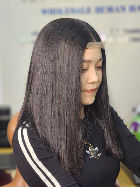 2×6 Closure Wig – Bone Straight – Natural Black | Virgin & Raw Hair by T&T VIETNAMHAIR