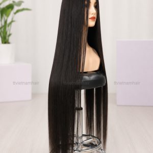 5×5 Closure Wig – Natural Black Bone Straight